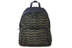 PRADA プラダ ピストル バックパック リュックサック ナイロン レザー ブラック ブラウン カーキ 美品 中古 4c071602