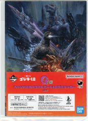 BANDAI SPIRITS 이치 반 쿠지 고질라 -1.0 G 상 고질라 VS 메카 고질라 캔버스 스타일 일러스트 보드 & 로고 스티커