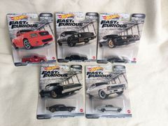 ホットウィール ワイルド・スピード  Fast&Furious プレミアム ポンティアック ファイヤーバード ミニカー 5台セット