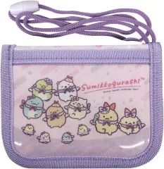 【中古】財布・パスケース 集合 パープル ウォレット 「すみっコぐらし」