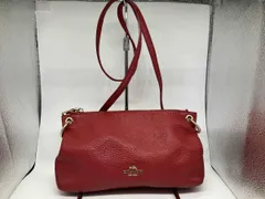COACH コーチ F55661 ショルダーバッグ / レッド・赤