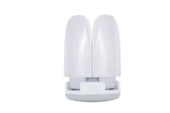 作業灯 led 金属口 現場用ライト 投光器 E26 5灯式 屋内用クリップランプ LED電球 6000Lm ガレージライト 1本入り【交換球】60W