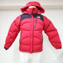 THE NORTH FACE ノースフェイス 800FP ダウンジャケット サミットシリーズ ハイベント レディース Sサイズ レッド ブラック fg0118-6