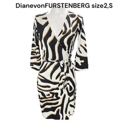 美品　ダイアンフォンファステンバーグ　DianevonFURSTENBERG　ワンピース　2、S レディース　M5P150