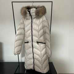 MONCLER★モンクレール★ALBIZIA★アイボリー★サイズ00★リアルフォックスファー★