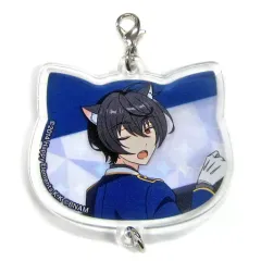 【中古】キーホルダー・マスコット(キャラクター) 朔間凛月(等身) 「あんさんぶるスターズ! in ナンジャタウン ～キャット*フェスティバル～ ねこ型アクリルチャームコレクションD」