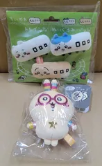 chiikawa　ちいかわ トレインなぬいぐるみバッジ、光る!!輪っかをつけたうさぎマスコット　2点セット　新品未開封