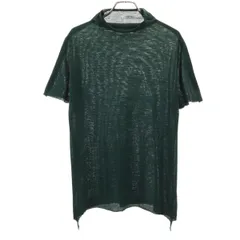 HaaT ISSEY MIYAKE ハート イッセイミヤケ 日本製 ウールブレンド 半袖 カットソー 2 グリーン系 ストレッチ レディース 古着