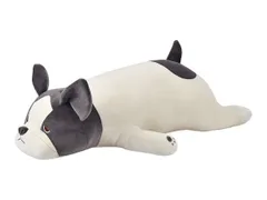 【割引クーポン】【新品】プレミアムねむねむアニマルズ  抱きまくらL フレンチブルドッグのブブル 48901-98 ねむねむ 抱き枕 犬 いぬ イヌ わんこ ブブル フレンチブルドッグ ブルドッグ ブル ぬいぐるみ 癒し アニマルズ L りぶはあと 正規品