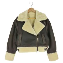 ムルーア MURUA ショートエアリーフェイクムートンジャケット レディース FREE 