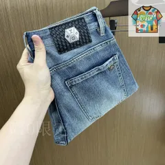【今日特価】LV 25ss メンズストレートフィットジーンズ
