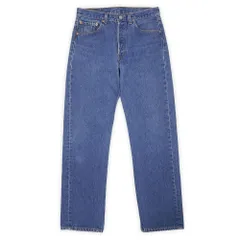 リーバイス Levi's 90s 90年代 501 デニムパンツ ジーンズ MADE IN USA アメリカ製 米国製 505 定番 オリジナル ヴィンテージ 古着 メンズ ズボン・パンツ インディゴブルー W33 L34【中古】