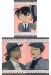 【中古】キャラカード 全3種セットイラストカード 「セガ ラッキーくじ 名探偵コナン Vintage Look」 店舗購入特典