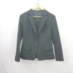 ◇ ⊇ green label relaxing UNITED ARROWS 長袖 テーラードジャケット サイズ38 ダークネイビー レディース E  【1503310002249】