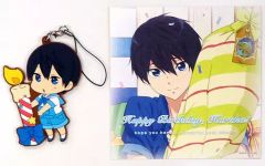 【中古】ストラップ(キャラクター) 七瀬遙 Birthday☆Surprise! ラバーストラップセット 「映画 ハイ☆スピード!-Free! Starting Days-」