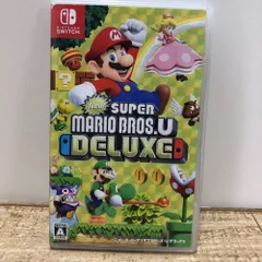 08w13583 ゲームソフト Nintendo Switch スーパーマリオブラザーズ U デラックス 【中古品】