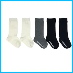 【特価セール】スベリ止め付 1-3歳用 14cm - 9cm 子供用リブ風ハイソックス 5足組靴下 フィロワ