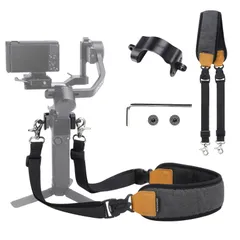 新品 TMOM TMOM DJI RS3 Miniストラップ ショルダーストラップ ショルダーストラップ 取り付け簡単長さ調節可能 折りたたみ時の長さ：55.576.5cm RS3 Mini ジンバルスタビライザーアクセサリーのサムネイル