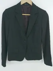 ◇ COMME CA DU MODE フォーマル セレモニー 通勤 長袖 テーラードジャケット サイズ9 ブラック レディース E  【1306050038505】