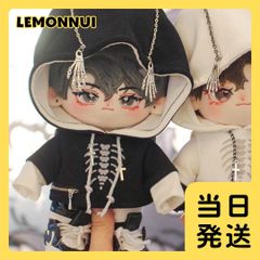 20cm 着せ替え ぬいぐるみ服 パンツ Tシャツ パーカー お出かけ 黒 帽子 パンツ パーカー 推しぬい 綿人形 棉花娃娃 ちびぬい服 ちびぐるみ 推し活 ぬい活 コットンドール 綿人形 cottondoll-A1105