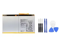 送料無料 純正同等新品! Huawei MediaPad M3 Lite 10(BAH-W09)/ M2 10.0(M2-A01W, M2-A01L) 用 互換内蔵バッテリー HB26A510EBC 修理交換 電池パック交換 両面テープ 修理工具付き