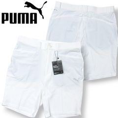 新品 PUMA GOLF プーマ ゴルフ 接触冷感 COOLCELL 4WAYストレッチ ショートパンツ ハーフパンツ ショーツ ホワイト
