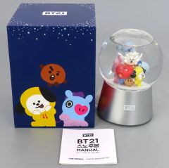 [Used] Ornament/Decorative Item: BTS (Bangtan Boys) Snow Ball (Snow Globe) "Paris Bucket x BT21"