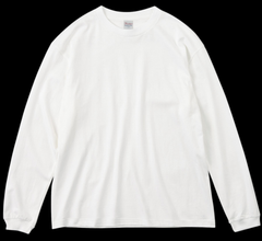 00114-BLC/Printstar 5.6オンス ヘビーウェイトビッグLS-Tシャツ/ホワイト