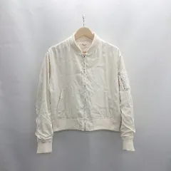 ◇ ⊇ OPAQUE.CLIP オペーク ドット クリップ 長袖 ブルゾン サイズL アイボリー レディース E  【1502180058134】