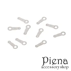 シルバー925 ダルマ レディース メンズ 2.9mm x 8.0mm 10個入り 手作り ハンドメイド DIY 小さめ 金属アレルギー対応 高品質 アクセサリーパーツ ネックレス ブレスレット