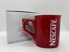 ネスカフェ NESCAFE マグカップ【赤】※箱に破損あり　(# M015-230822-003)