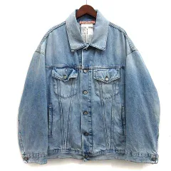 Acne Studios デニムジャケット　Gジャン　デニム　ダメージ Acne Studios ダメージ デニムジャケット | ブルー | FARFETCH JP