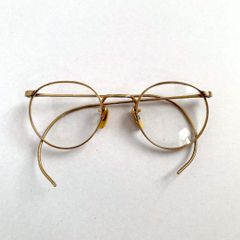 1930～50's アメリカンオプティカル ヴィンテージ眼鏡 金縁 丸眼鏡