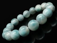 一点物 アイスラリマー11mm｜氷海ブルーの癒し天然石ブレス 一点物 アイスラリマー11mm｜氷海ブルーの癒し天然石ブレス - メルカリ