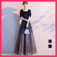 【スタッフおすすめ！】 ドレス 結婚式ワンピース スクエアネック チュールワンピース/お呼ばれ衣装 上品/キャバドレス 韓国 フェミニン 半袖パーティードレス パフ おすすめ おしゃれ　かわいい　人気 86ANDELI-001