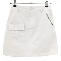 ニューバランスゴルフ スカート 白 ポケット口ロゴ刺しゅう  レディース 00(XS) ゴルフウェア New Balance