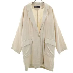 ZARA ザラ スプリングコート M ベージュ レディース 古着