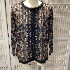 【むーにー】レイクアルスター　カーディガン　シェニール織　花柄　フラワー 2025年最新】レイクアルスタ カーディガンの人気アイテム - メルカリ