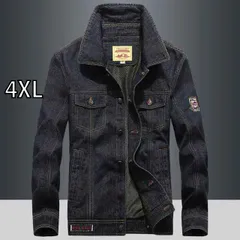 [4XL]秋冬 コーデ メンズ  服 シンプル ファッション オシャレ 大人 かっこいい 大きいサイズ ストリート 紳士服  デニムジャケット 韓国スタイル カジュアル ジャケット トップス 