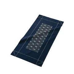 オリムパス製絲(Olympus Thread) 刺し子キット テーブルセンター 紺 170