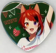 【中古】バッジ・ピンズ 莉犬(すとろべりーぷりんす/体操服) すとぷり ハート缶バッジ(2022 Strawberry Summer ver.!!) 「Strawberry Summer!! すとぷり 夏の苺文化祭!!」 すとぷり ハート缶バッジくじ(2022