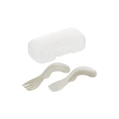 リッチェルトライつまみ持ちスプーン・フォーク(ケース付)1個12カ月頃から