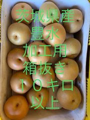 茨城県産　梨　豊水　加工用　箱抜き１０キロ以上