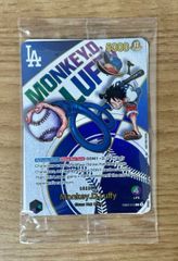 ワンピースカード　ルフィ　ドジャース　限定 ドジャース×ワンピース 来場者限定 ルフィカード - メルカリ