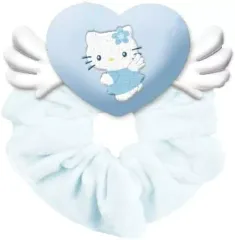 【中古】キーホルダー ハローキティ(エンジェル/BL) ラメ入りキーホルダー みずいろ ハローキティシリーズ 第3弾 「サンリオキャラクターズ」