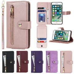 Eastwave アイフォン iPhone SE 2022 / SE 2020 ケース 手帳型 iPhone 8 7 カバー 手帳 case 革レザー 柔らかいTPU 財布型 カード収納 小銭入 れ スタンド機能 マグネットバックル付き 全面保護