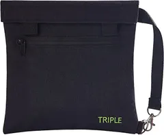 TRIPLE ポーチ メンズ 小物入れ レディース 防臭 撥水 トラベル ブラック( ブルー-ブラック)