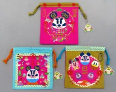 【中古】バッグ 集合 きんちゃくセット(3枚セット) 「ディズニー 東京ディズニーリゾートのお正月 2025」 東京ディズニーリゾート限定