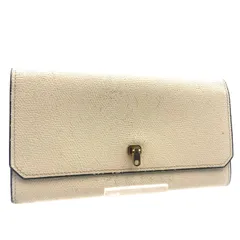 ヴァレクストラ Valextra 長財布 - レザー ベージュ Valextra - ヴァレクストラ イジディ チェーンウォレット 長財布