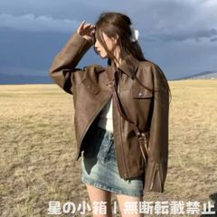 美品 SeaRoomlynn Vintage ECOレザーSHORTライダース - メルカリ